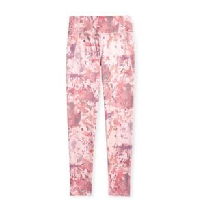 Zella Studio Lite High Waist 7/8 Leggings Pink Splatter Print XL NWT $45 MSRP